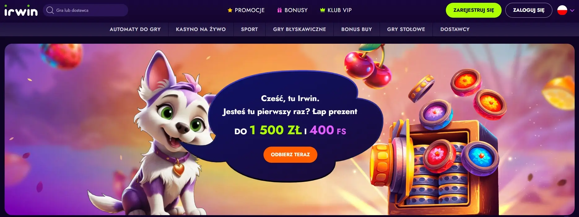 Strona główna Irwin Kasyno